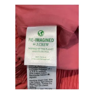 J.Crew Paperbag Waist Skirt Womens Small‎ Orange Linen Cotton Mini Pocket Skirt thumbnail 9