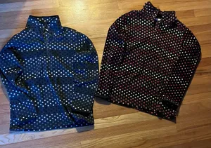 Woman’s Old Navy fleece polka dot pullover bundle size large thumbnail 1