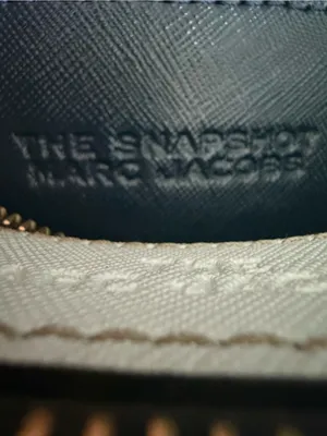 Marc Jacobs The Snapshot Navy Blue Sea Crossbody Camera Bag. Measures approximat thumbnail 9