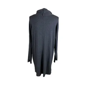 Beyond Yoga Charcoal Cowl Neck Long Sleeve Sweater Dress Made In‎ USA Large thumbnail 2