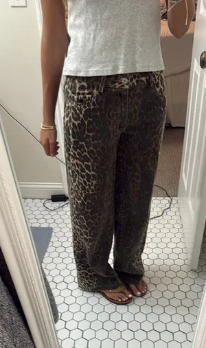 edikted lepord jeans thumbnail 1