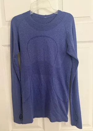 Lululemon Swiftly Tech Long Sleeve- Viola Violet Size 6 thumbnail 1