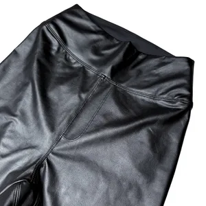 Offline By Aerie Real Luxe Faux Leather Hi Rise Leggings Size XS Black Biker New thumbnail 4