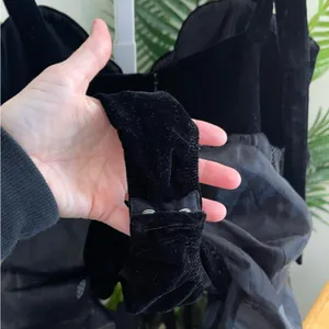 For Love & Lemons Alexandra Mini Dress Black Hearts NWT thumbnail 7