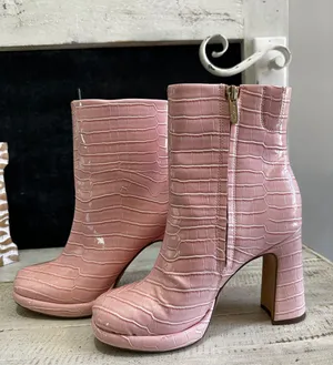 Pink Booties Size 5.5 thumbnail 3