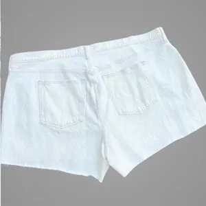 NWT Abercrombie & Fitch The 4" Mom Short High Rise Curve Love soft White Sz. 24 thumbnail 7