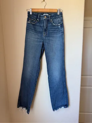 Good American Good Curve Straight in Indigo338 Size 0/25 thumbnail 2