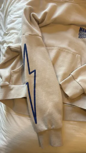 Starfit Boutique Lightning Bolt Sweatshirt White thumbnail 4