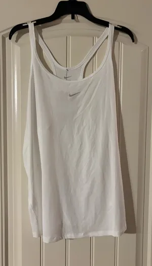 White Dri-Fit Nike Tank Women’s Top thumbnail 1