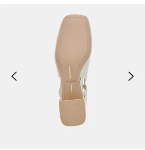 DV by Dolce Vita Melli Heels Ivory Crinkle Patent thumbnail 6
