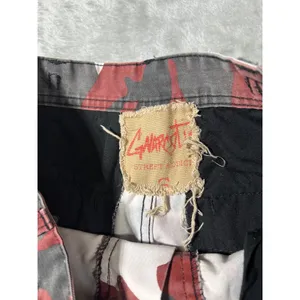Straight Gnarcotic Patchwork Camo Cargo Pants Military Streetwear Small thumbnail 4