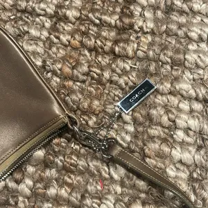 Coach Small Olive Green Nappa Leather Shoulder Bag🫒 thumbnail 8
