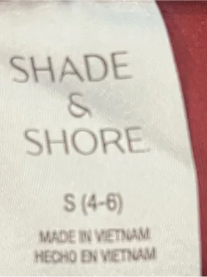 🌺Nwt Shade & Shore Burgundy Paisley Swimsuit Size Small🌺 thumbnail 6