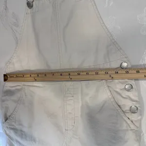 Free People Women's Size-0 Torn Up Jumper Dress‎ Skirt Overall White thumbnail 5
