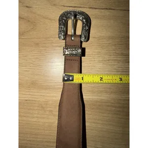 Banana Republic Leather‎ Belt Size 30 Italy Safari Travel 80s Vintage thumbnail 4