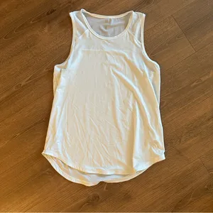 Offline by Aerie White Mesh Tank Top thumbnail 2
