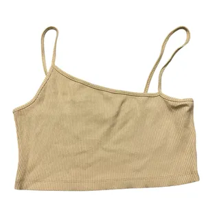 NA-kd Chic Beige Ribbed Crop Top thumbnail 2