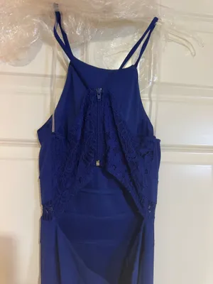 Blue Prom Dress Size M thumbnail 4