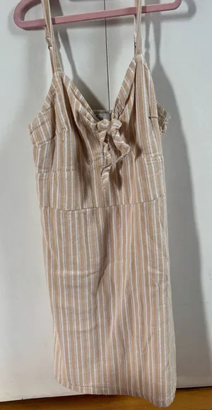 Hollister Yellow and White Sundress thumbnail 1