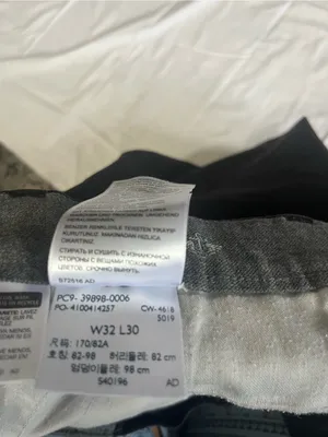 Men's Black Chino Pants Size 10 thumbnail 5
