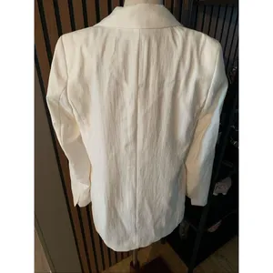 Zara white blazer oversize size xs work attire classy work blazer NWT thumbnail 7