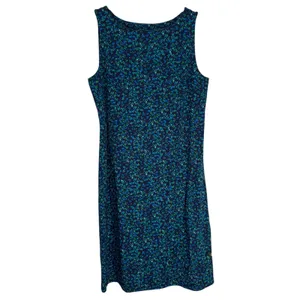 Isaac Mizrahi Live Blue Green Abstract Floral Sleeveless Shift‎ Dress A572626 MT thumbnail 7