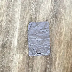 Miu miu small grey drawstring dust bag thumbnail 2