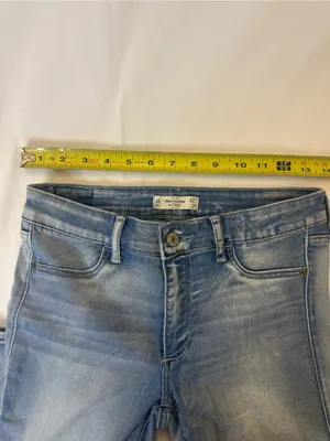 Abercrombie & Fitch Light Blue Skinny Jeans thumbnail 6