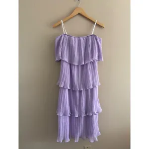 Lulus Gala Ready Lavender Off-the-Shoulder Ruffle Midi Dress Size Small Vacation thumbnail 3