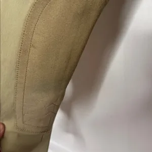 Ariat pro series tan horse riding breeches pants sz 24 R thumbnail 4