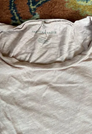 American Eagle Long Sleeve Tissue This Cotton T thumbnail 2