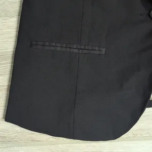 NWT Forever 21 Black Blazer | Sequin Lapel Black Blazer thumbnail 10