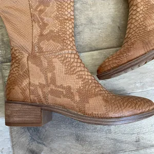 Baretraps Mallory Alligator Knee High‎ Boots 6 Brown Boho Western Comfort Shoes thumbnail 11