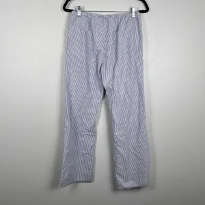 Brandy Melville Women's‎ Striped Cotton Pants Blue thumbnail 4