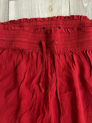 Size Large, Viscose, Rust, Colored Abercrombie And Fitch Pants thumbnail 2