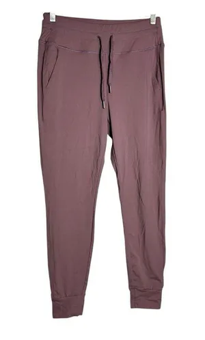 Halara NWT Plush High Waisted Drawstring Side Pocket Plain Full Length Joggers thumbnail 3