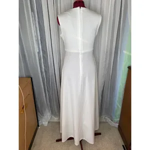 wedding dress jacket white silver V neck Vintage 1970’s sz s thumbnail 7