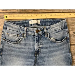 BKE Buckle Stella Mid-Rise Ankle Skinny Jeans Slim Fit Medium Wash 29x27 Stretch thumbnail 6