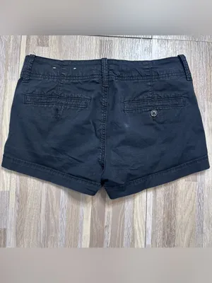 American Eagle Outfitters Women’s Black Shorty Cotton Shorts Size 4 thumbnail 9