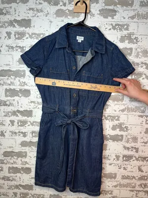 J. Crew | women denim button down dress thumbnail 8