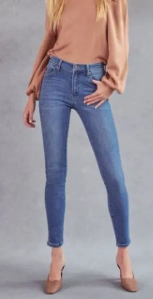 KanCan Caprice High Rise Skinny Jeans Medium Wash Women's Denim Size 24 thumbnail 1