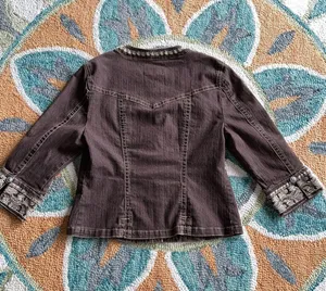 AMI Brown Jean Jacket thumbnail 2