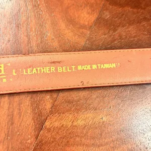 Harve' Benard‎ Red Leather Belt Silver Western Concho Buckle Large 39" Statement thumbnail 5