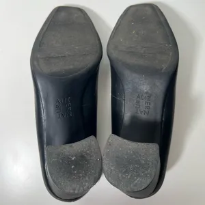 Naturalizer Warner Square Toe Solid Black Pump High Heels thumbnail 9