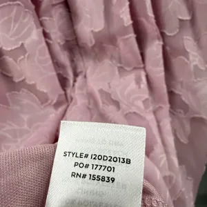 Lulus Dress Women’s SZ Large NWT Love and Beyond Mauve Pink Burnout Floral Maxi thumbnail 16