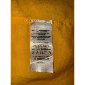 LOFT Yellow Eyelet‎ Tiered Mini Dress Womens Medium Tie Neck Flutter Sleeve thumbnail 9