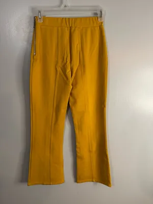 Lovers + Friends Mustard Yellow Straight Leg Pants Size XS thumbnail 9