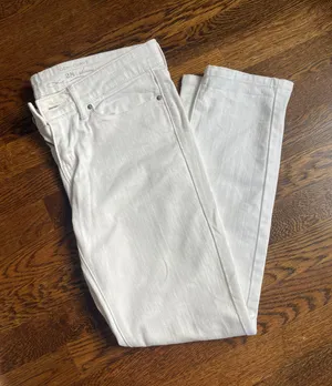 White Denim Skinny Curve Jeans Size 28 thumbnail 1