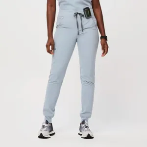 Figs Zamora High Waisted Dusty Blue Joggers Scrub Pants Womens XXL Tall Nurse thumbnail 15