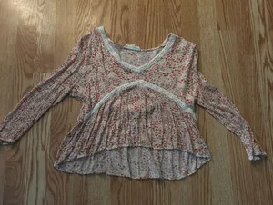 Hippie Rose Floral Blouse thumbnail 1